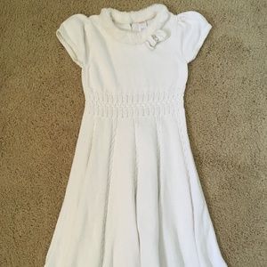 Gymboree White Sweater Dress
